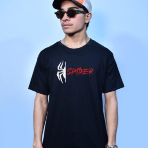 – BLACK SPIDER GRAPHIC TEES –
