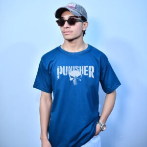 – ZINC BLUE PUNISHER GRAPHIC TEES –